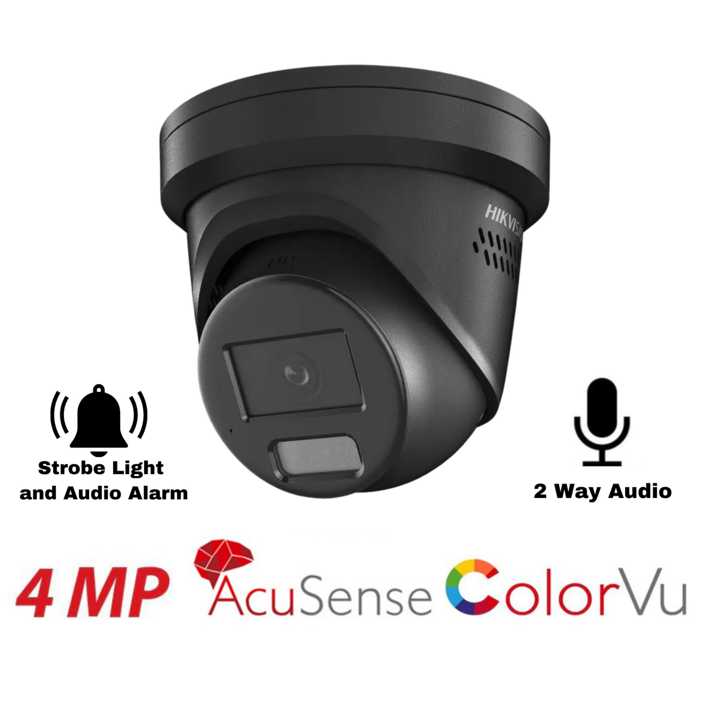 Hikvision DS-2CD2347G2H-LISU-SL (2.8MM) 4MP Smart Hybrid Light ColorVu Fixed Turret IP Camera