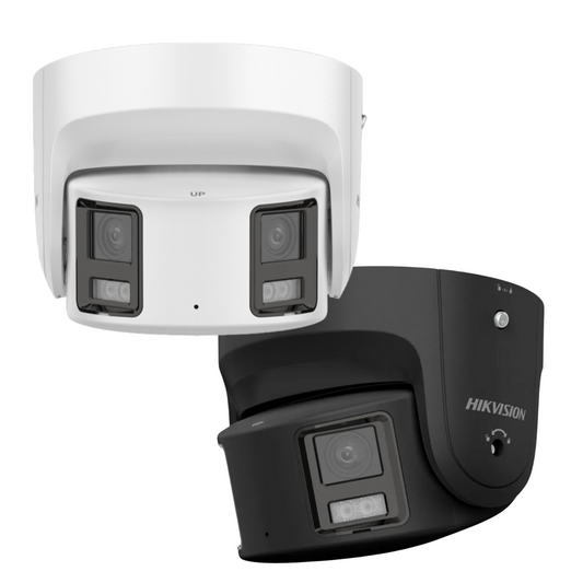 Hikvision DS-2CD2387G2P-LSU-SL (4mm)(C) 8MP ColorVu Panoramic Turret Camera with Live Guard