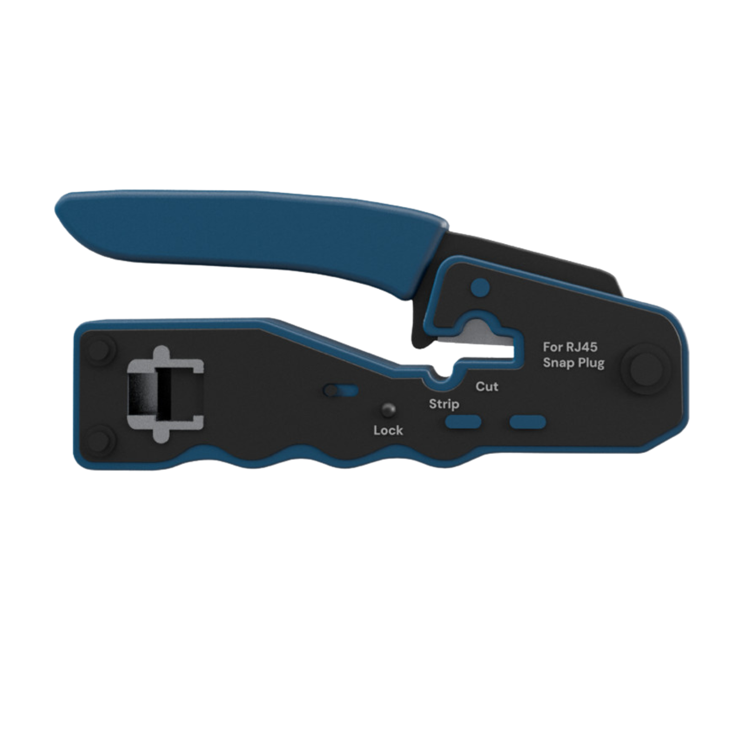 Connectix Easy Pass Through RJ45 Plugs + Easy RJ45 Crimp Tool Kit (100 Plugs)