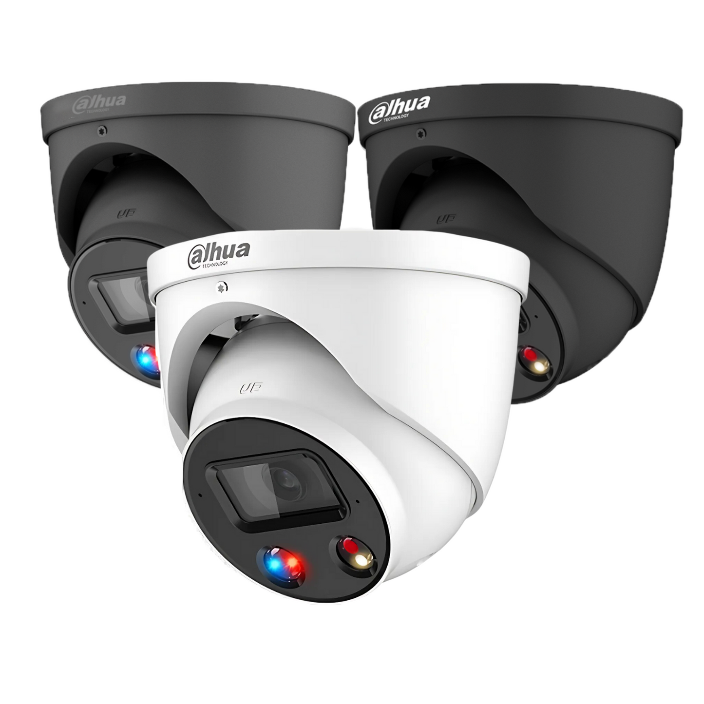 Dahua 5 MP IP POE Tioc Smart Dual Light Active Deterrence Fixed-focal Eyeball WizSense Network Camera DH-IPC-HDW3549HP-AS-PV-0280B-S4