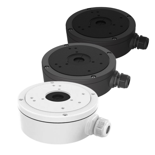 Hikvision dome/turret or bullet camera deep base - junction box DS-1280ZJ-S White, Black or Grey