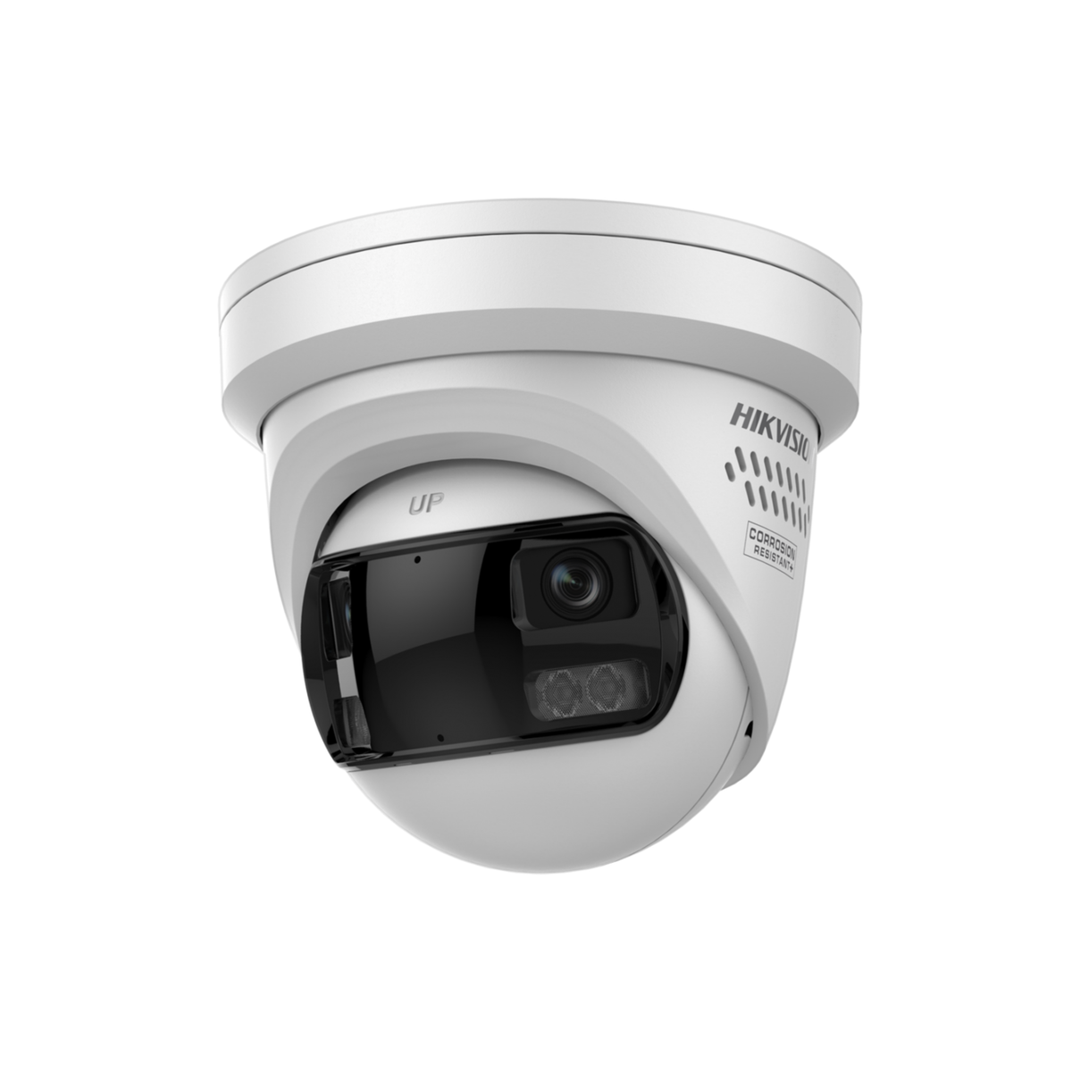Hikvision DS-2CD2387G3P-LIS2UY/SL 8MP 180° Panoramic ColorVu Turret Camera – White