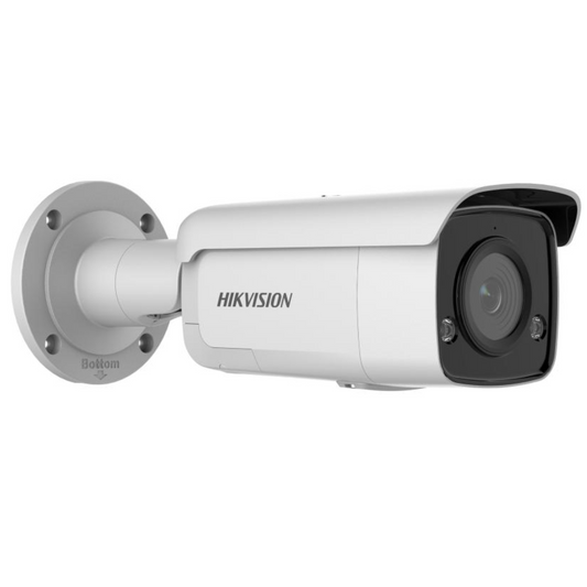 Hikvision DS-2CD2T46G2-ISU/SL (2.8mm) 4MP AcuSense Bullet Camera with Strobe Light and Built-In Speaker