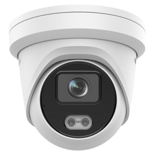 Hikvision DS-2CD3347G2-LSU (2.8mm) 4MP ColorVu Fixed Turret IP Camera with Built-In Mic