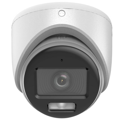 Hikvision DS-2CE70KF0T-LMFS(2.8MM) 3K Turret Camera | AOC ColorVu Smart Hybrid | Full-Color Day & Night Surveillance