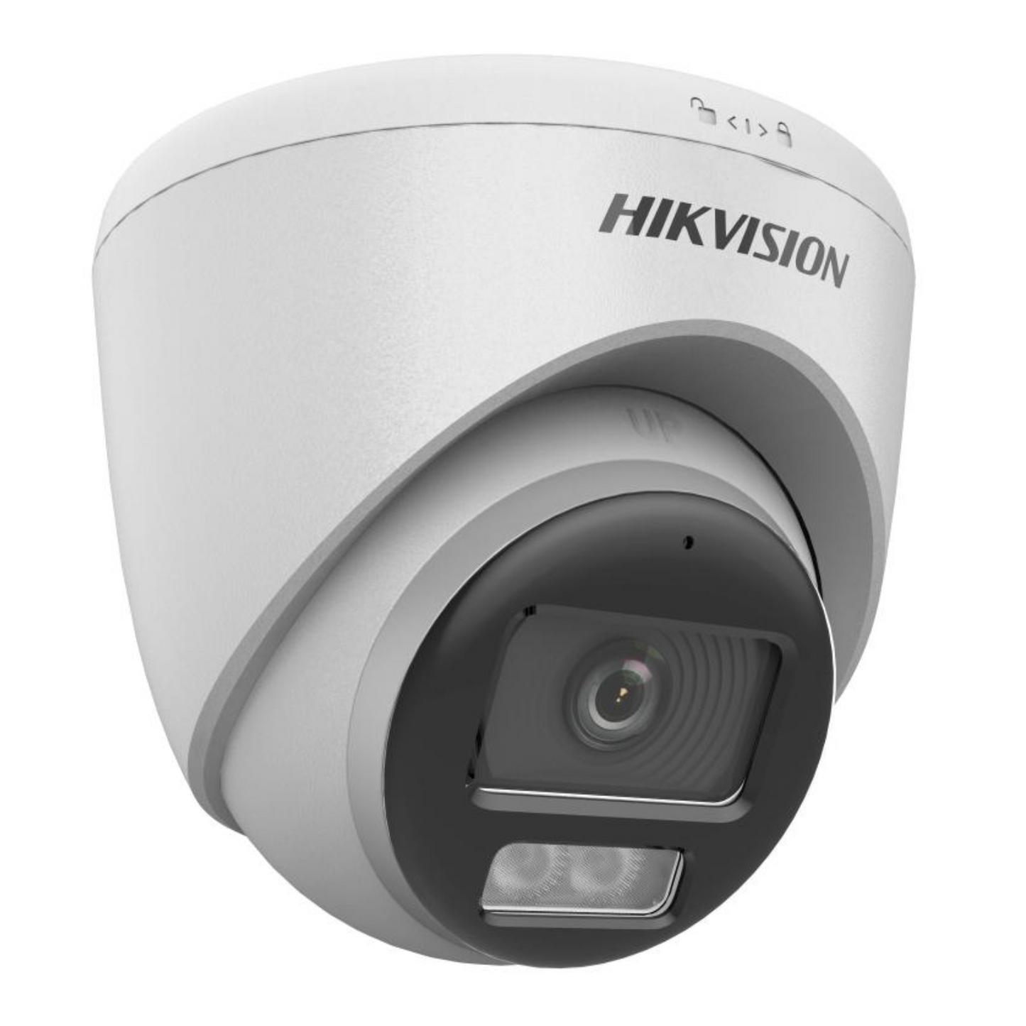 Hikvision 3K 5MP ColorVu Smart Hybrid AOC Fixed Turret Camera with Audio Over Coax DS-2CE72KF0T-LFS(2.8MM)