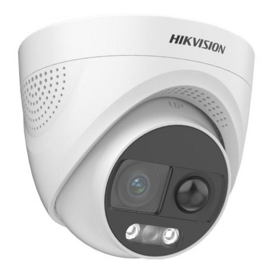Hikvision DS-2CE72UF3T-PIRXO 4K ColorVu Fixed Turret Camera with PIR Detection and Siren