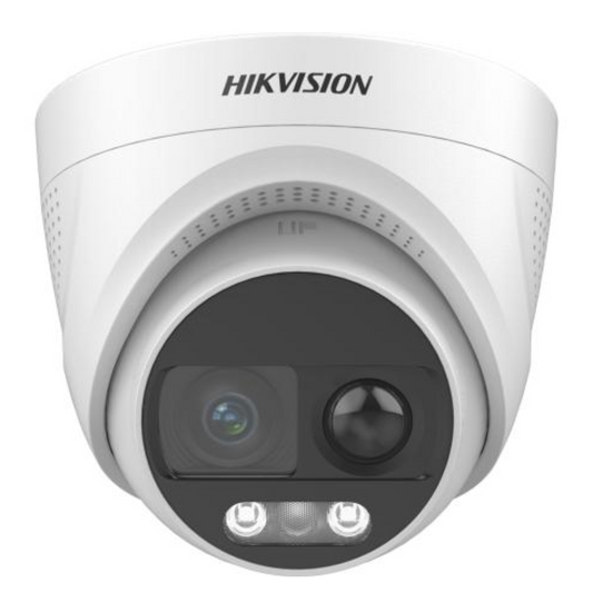 Hikvision DS-2CE72UF3T-PIRXO 4K ColorVu Fixed Turret Camera with PIR Detection and Siren