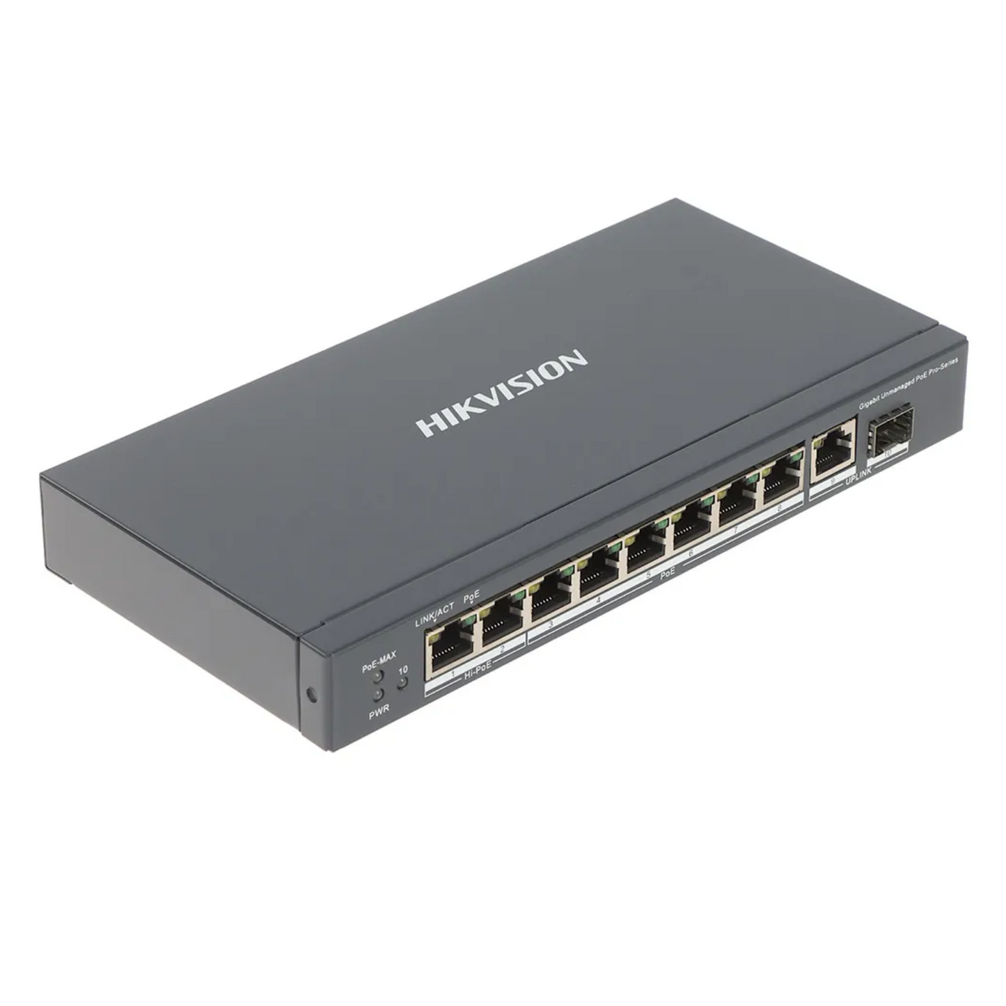 Hikvision 8-Port Unmanaged Fast PoE Switch DS-3E0510HP-E – Reliable & Efficient Power Distribution
