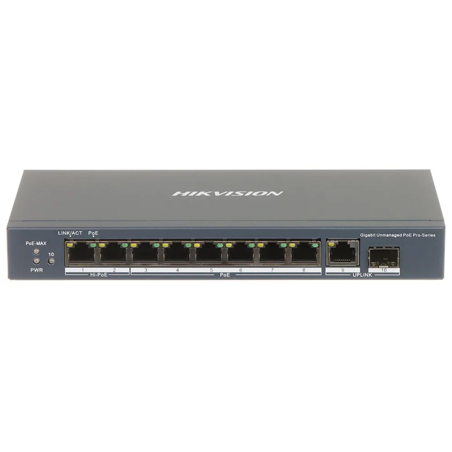 Hikvision 8-Port Unmanaged Fast PoE Switch DS-3E0510HP-E – Reliable & Efficient Power Distribution