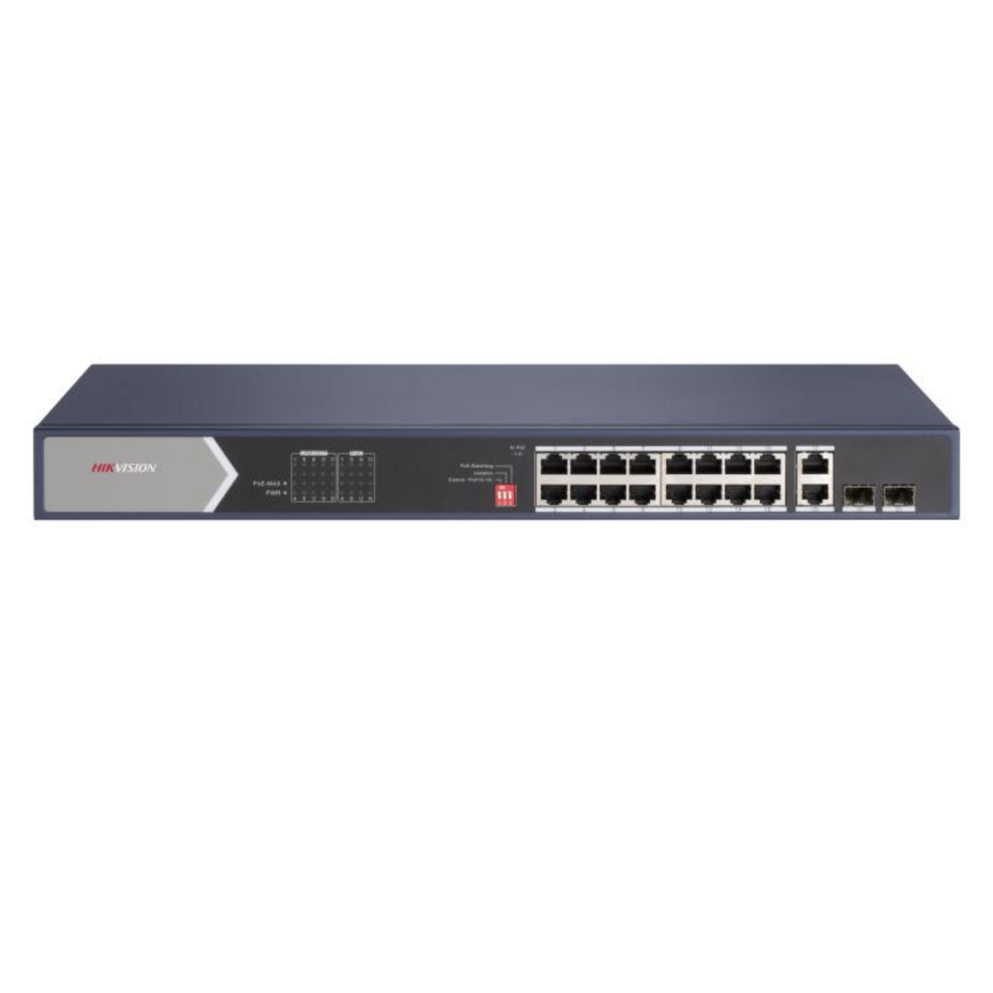 Hikvision DS-3E0520HP-E 20-Port Gigabit Unmanaged Hi-PoE Switch | High-Power PoE Switch for IP Cameras and Network Devices