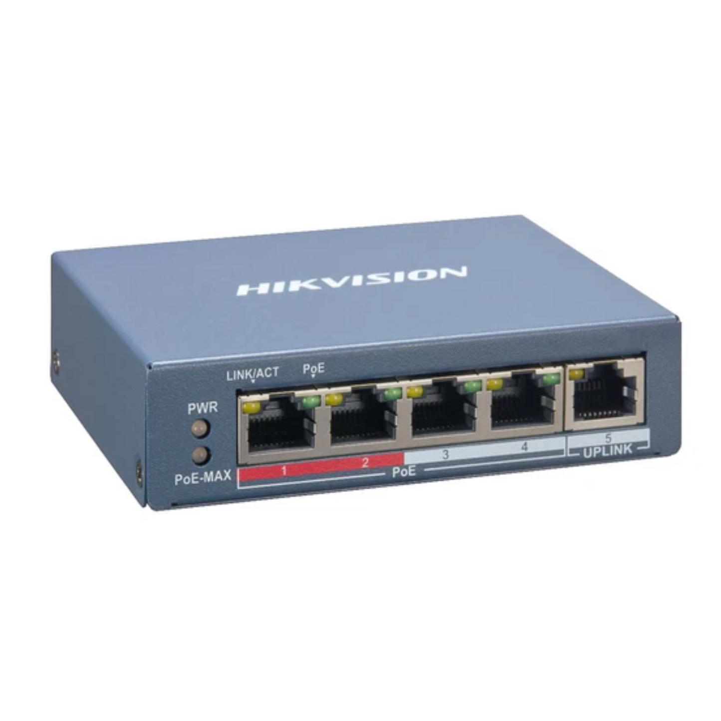 Hikvision DS-3E1105P-EI V2 4-Port Smart Managed PoE Switch | Fast Ethernet PoE for CCTV Systems
