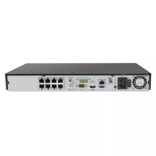 Hikvision 8-Channel 8MP NVR DS-7608NXI-I2/8P/S(E) with AcuSense and PoE – Intelligent Surveillance for Advanced Security