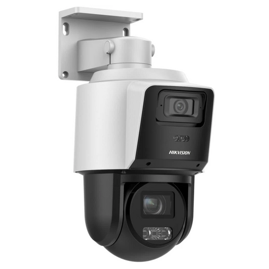 Hikvision DS‑2SE3C404MWG‑E/14 TandemVu 4MP PTZ + Bullet Smart Light IP Camera (2.8mm, White)