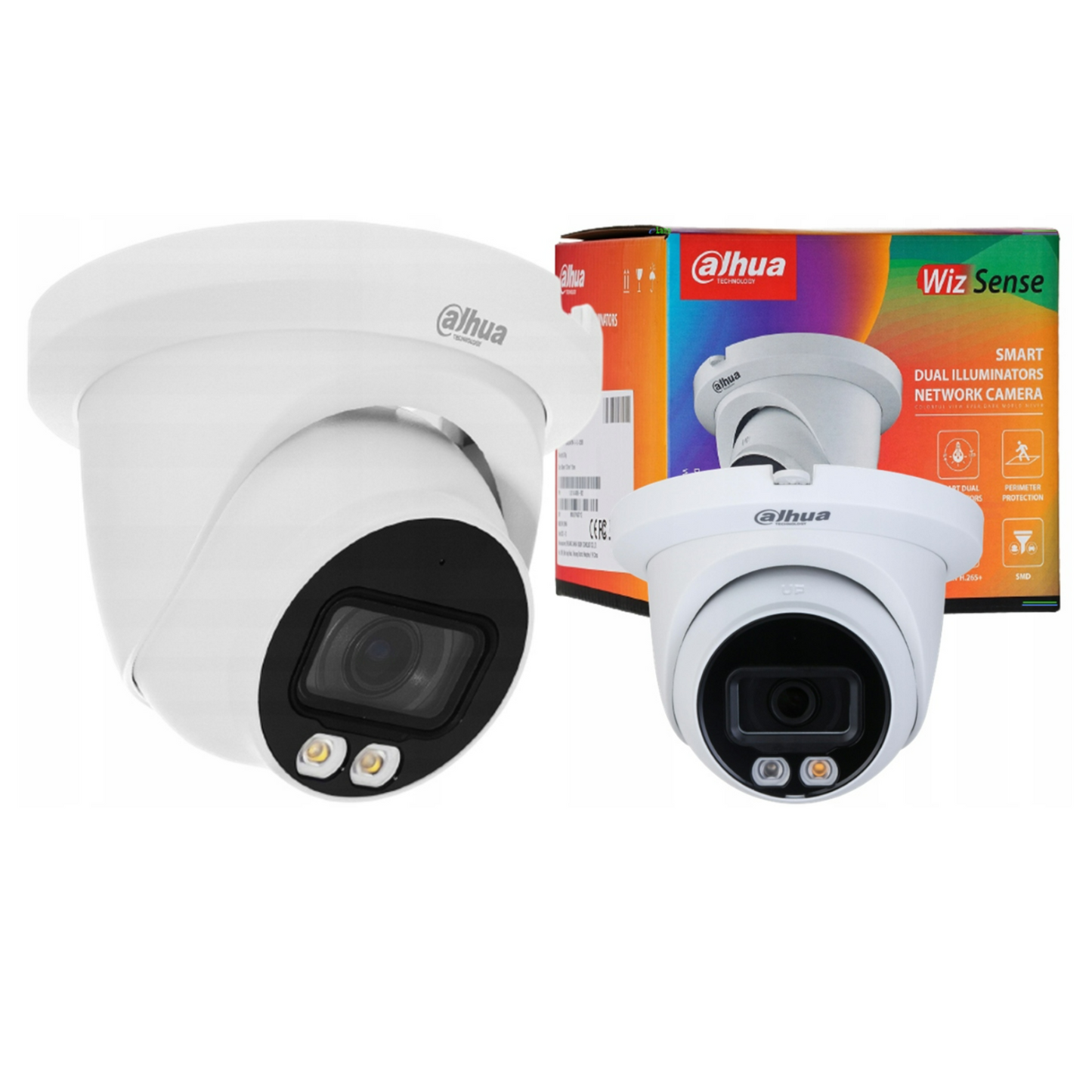Dahua DH-IPC-HDW2449TMP-S-IL-0280B 4MP Smart Dual Light Fixed-Focal Eyeball WizSense Network Camera