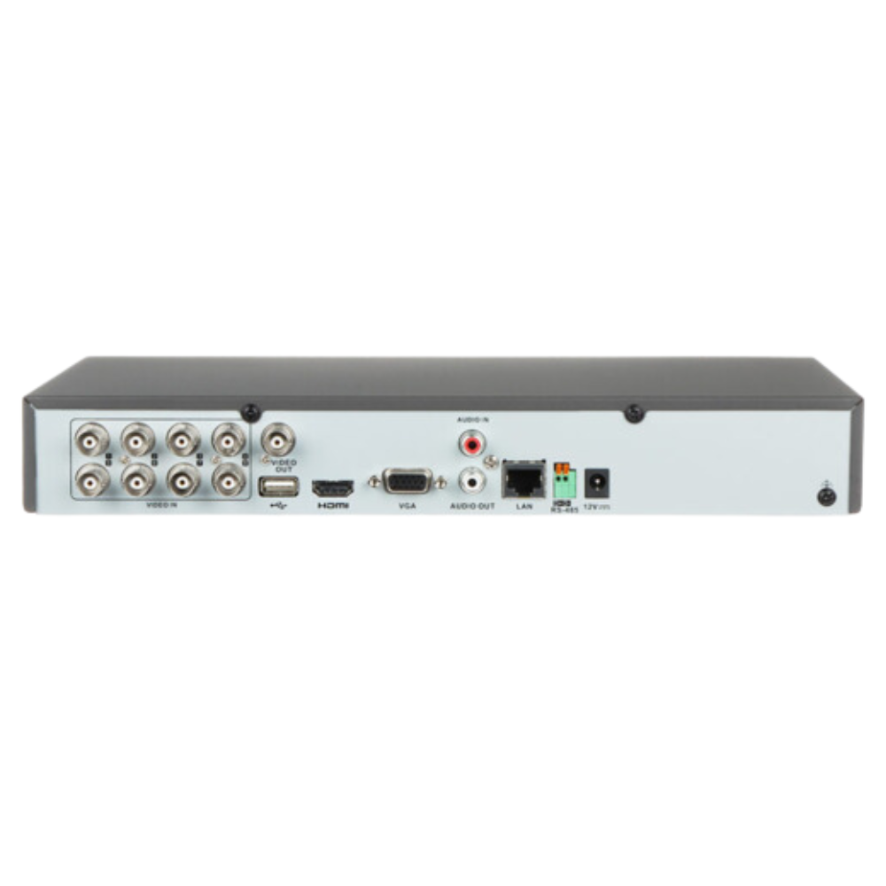 8MP 8CH Hikvision 1U H.265 Turbo AcuSense POC-AOC DVR IDS-7208HUHI-M2/PXT/4A+8/4ALM