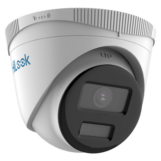 Hikvision Hilook 4mp Smart Hybrid Colorvu IP Poe Turret White IPC-T249HA-LU-2.8MM