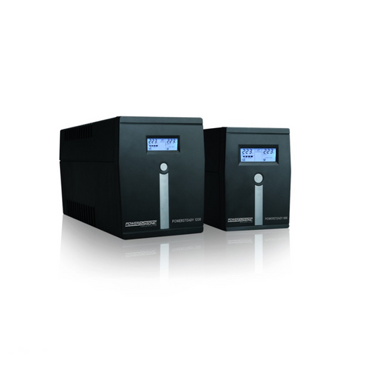 PowerSonic PowerSteady 1200VA Line Interactive UPS Tower – High-Capacity Power Backup