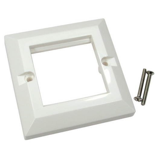 Cat6 Single Faceplate (1-Port) | Single Port Faceplate for RJ45 Keystone Jacks