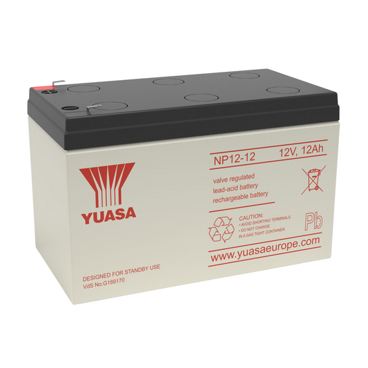 YUASA NP12-12 VRLA Sealed Lead Acid Battery