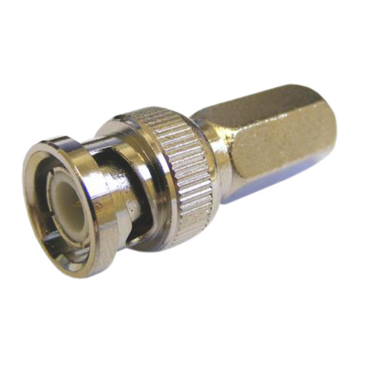 BNC Male Twist-on Connectors (RG59) Pack of 50