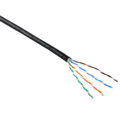 305m Cat6 Duct Grade Utp External Cable Black 1000ft