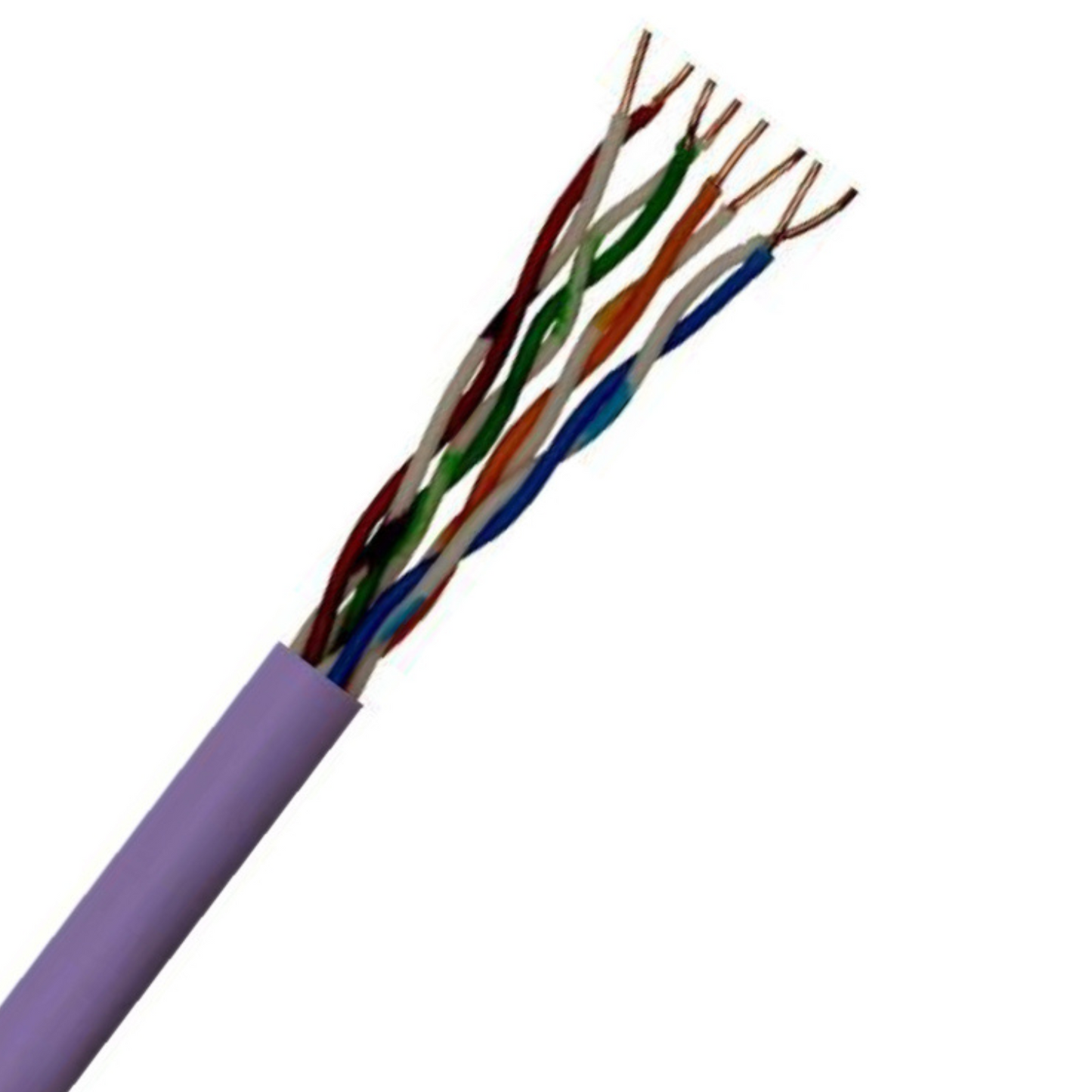 305m Cat6 LSZH UTP Internal Ethernet Cable | Purple | High-Performance Networking Solution (1000ft)