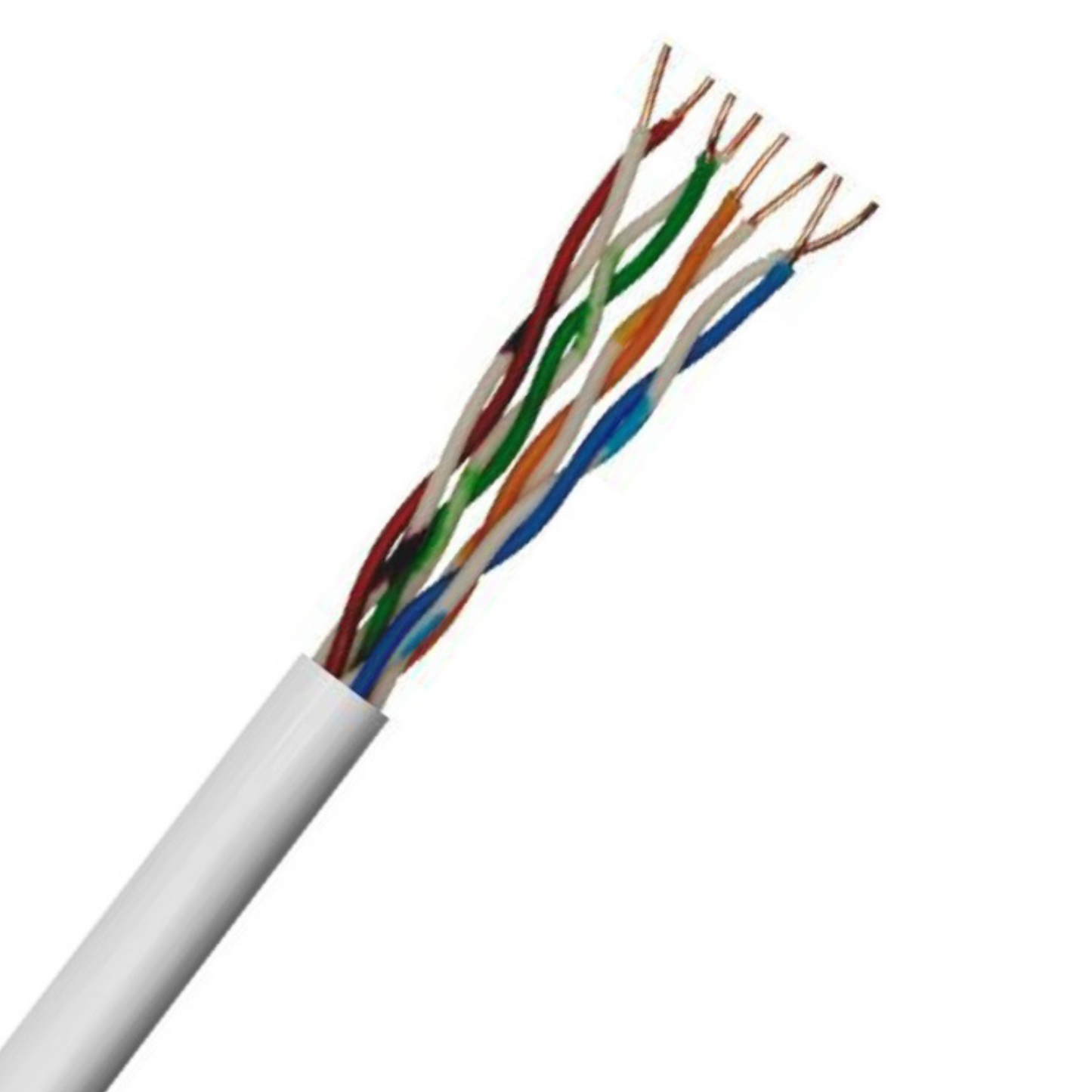 305m Cat5e LSZH UTP Internal Ethernet Cable | White | High-Performance Networking Solution (1000ft)
