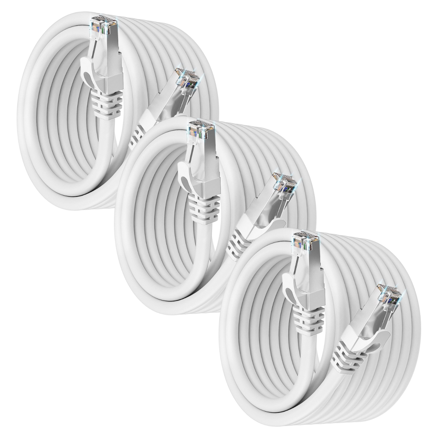TP-Link WiFi 7 Access Point Bundle | 3-Pack with White Cat6a Cables – Ultra-Fast, Reliable Coverage for Homes and Businesses