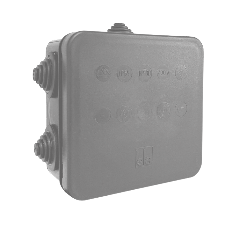 CCTV Junction Box, Outdoor Weatherproof IP55 Terminal Box Grey