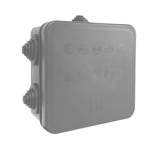 CCTV Junction Box, Outdoor Weatherproof IP55 Terminal Box Grey