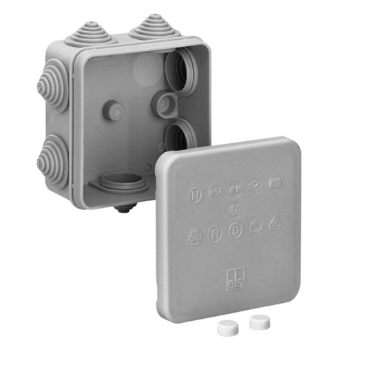 CCTV Junction Box, Outdoor Weatherproof IP55 Terminal Box Grey