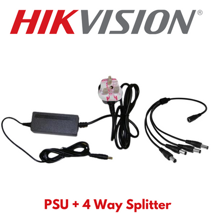 3K/5mp Hikvision Hybrid ColorVu Cctv Kit - Cameras with Built In Mic and 1TB Hard Drive