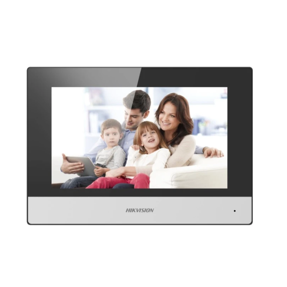Hikvision DS-KIS602(B) Doorbell Intercom Kit | PoE Door Station with 7-Inch Indoor Monitor
