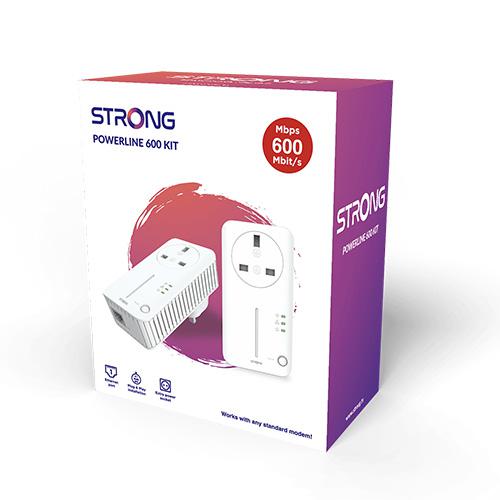 Strong Powerline Adapter 600 Duo Uk V2 Strong-Powerline-600