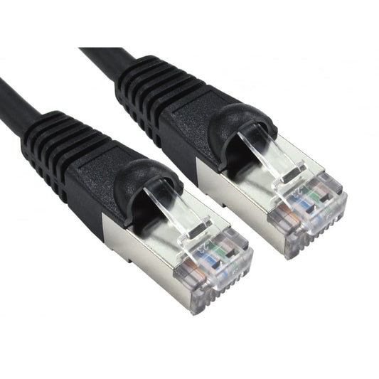 Cat6a Ethernet Patch Cable - 25m to 50m lengths - Grey, Blue and Black Cables Direct