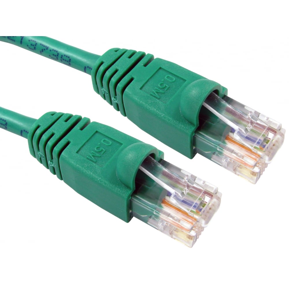 CAT5e Full Copper Snagless Ethernet Cable/Patch Lead 0.5m to 10m Various Colours Cables Direct