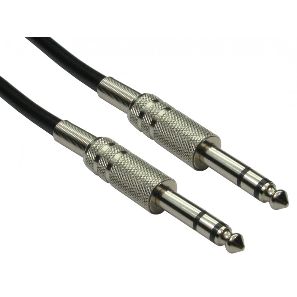 6.35mm Male to Male Audio Cable Nickel