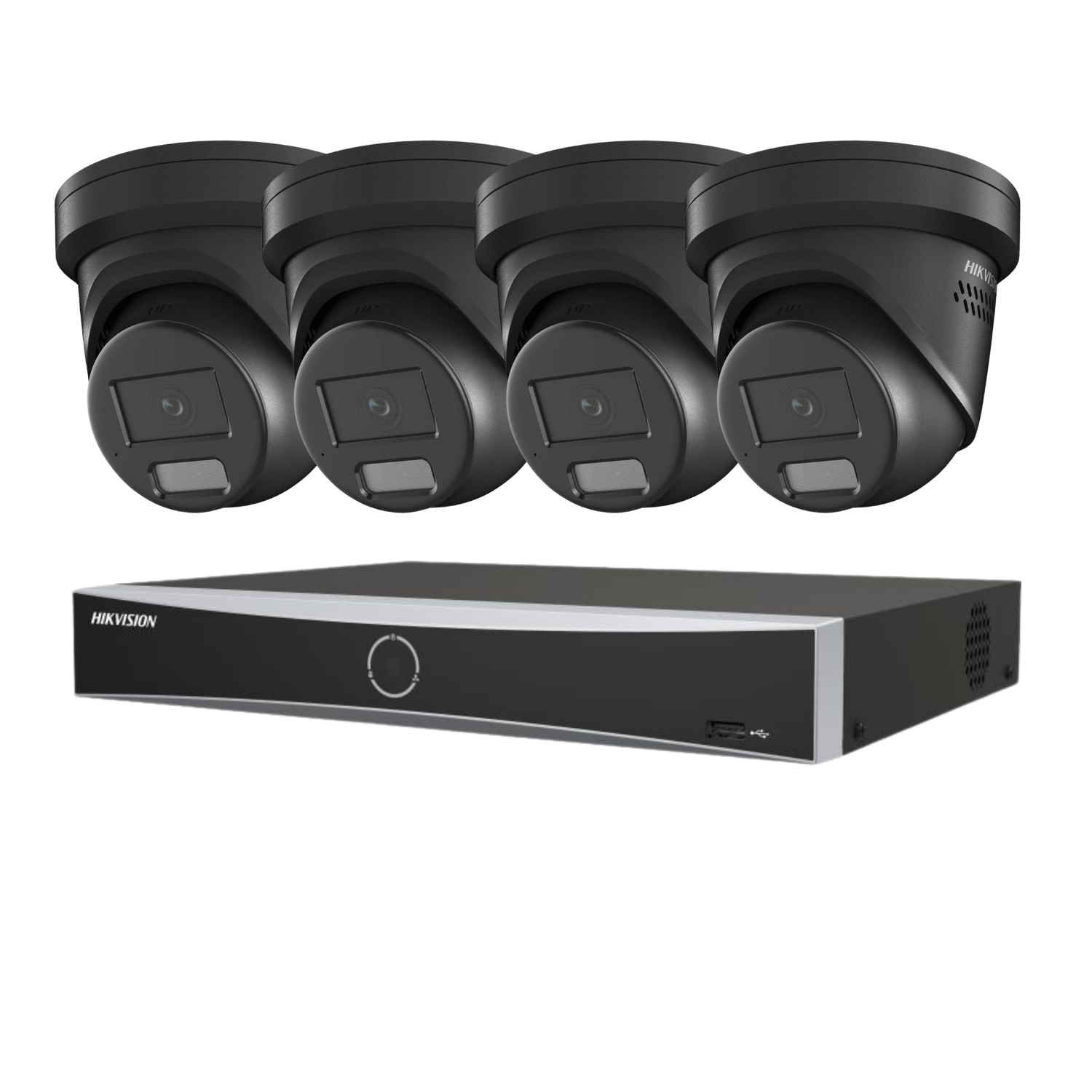 Hikvision Smart Hybrid Colorvu Ip POE Kits