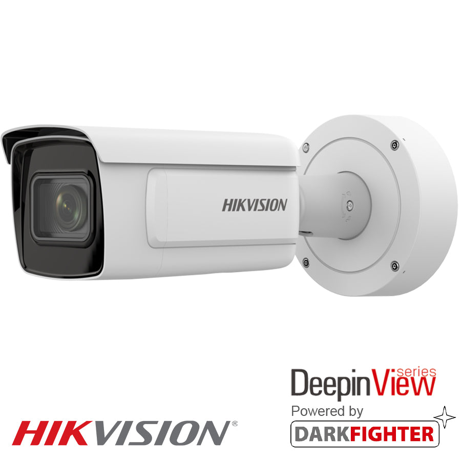 2mp Hikvision ANPR Capture Darkfighter Vandal Resistant Bullet Camera with Motorized Varifocal Lens 2.8-12mm White IDS-2CD7A26G0-P-IZHSY(8-32MM)