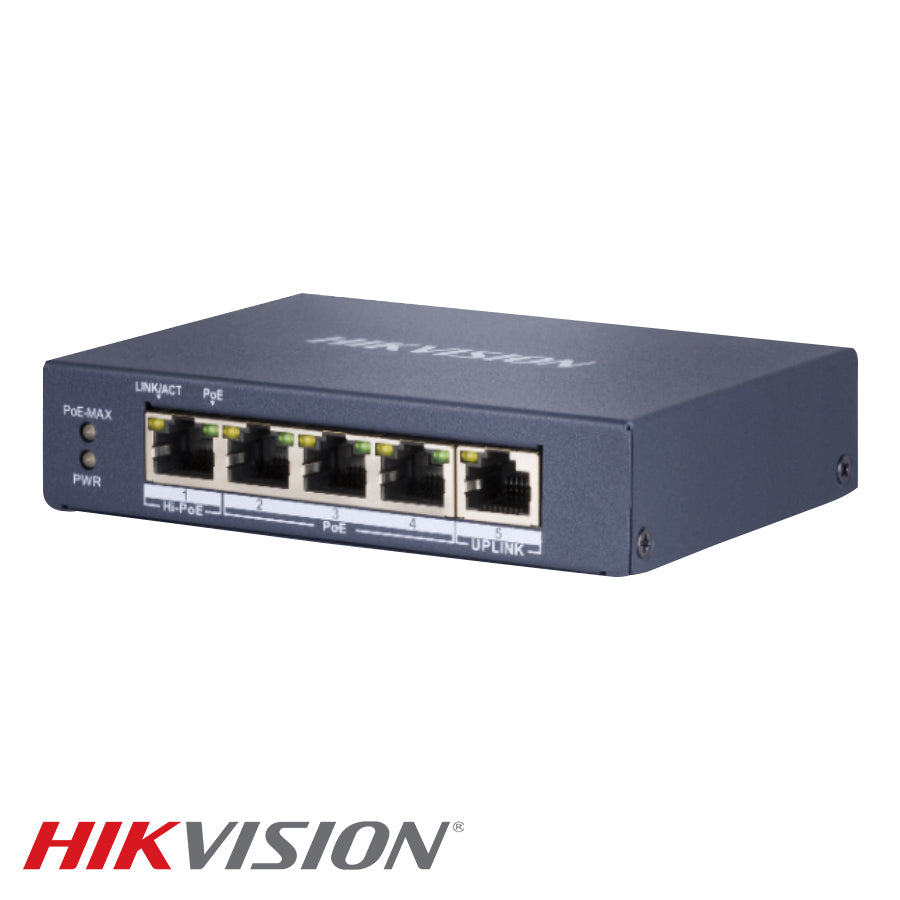 Hikvision Doorbell Video Intercom Kit with 7-Inch Monitor, PoE Switch &amp; SD Card