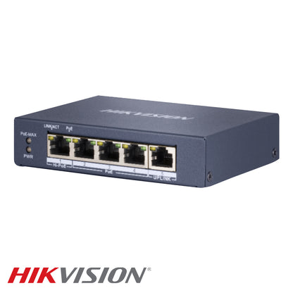 Hikvision Doorbell Video Intercom Kit with 7-Inch Monitor, PoE Switch &amp; SD Card
