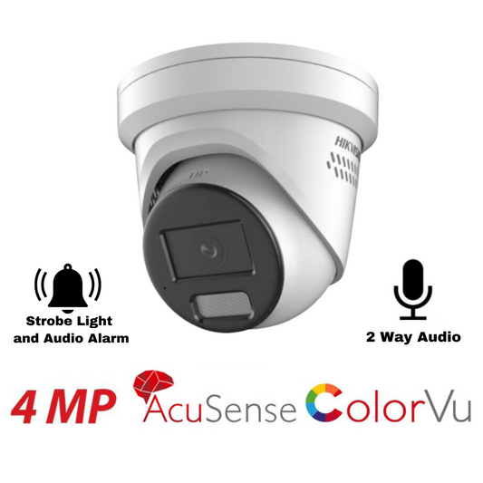 Hikvision DS-2CD2347G2H-LISU-SL (2.8MM) 4MP Smart Hybrid Light ColorVu Fixed Turret IP Camera