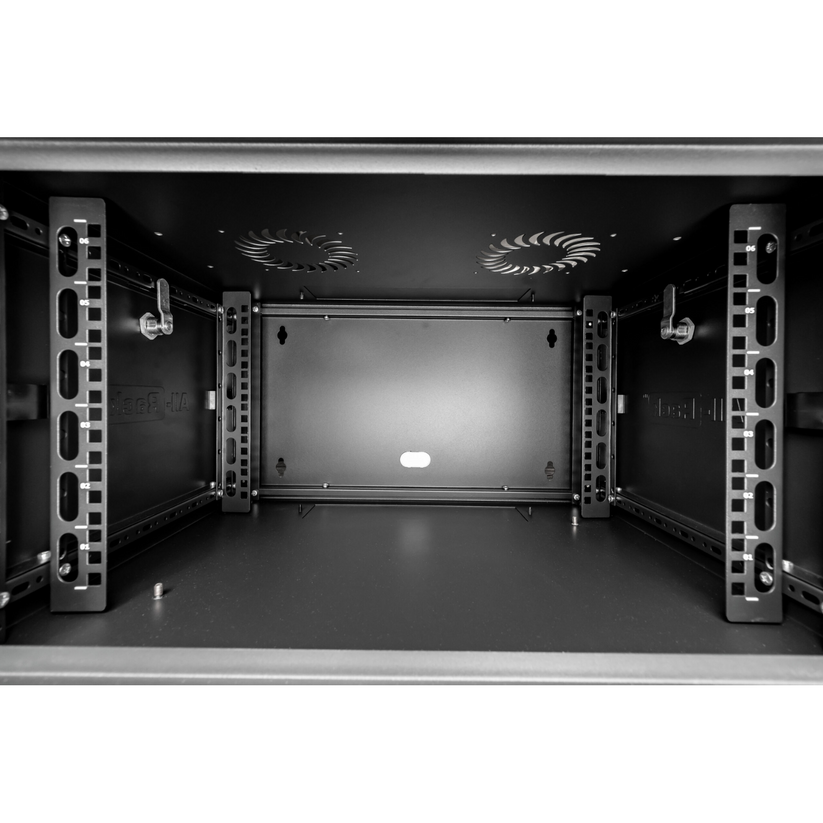 6u Wall Mounted Data Cabinet/Data Rack 450mm Deep - Black – BCE Direct ...