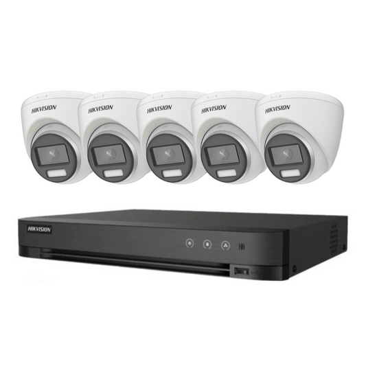 8MP 8CH Hikvision ColorVu System 5X 24HR Color POC DVR Camera Kit