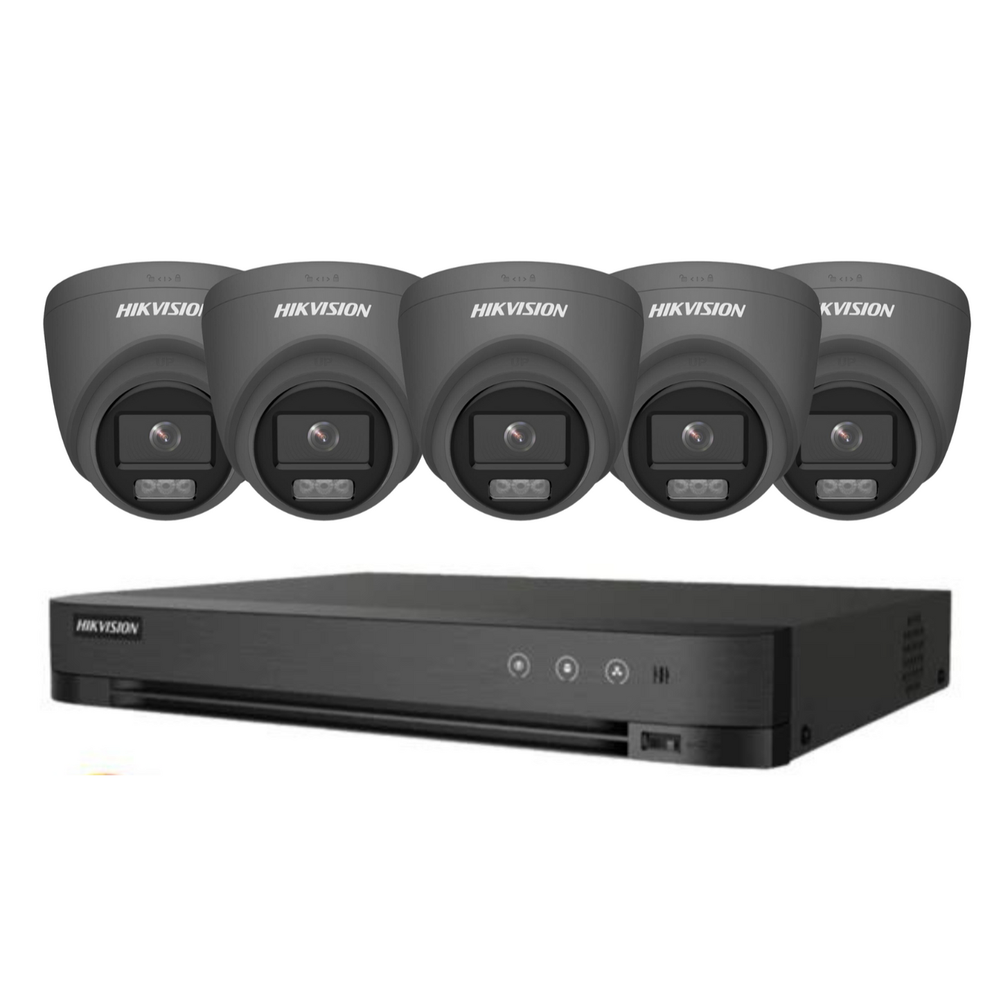 Hikvision 8mp/4k Cctv Kit ColorVu System 5 x Cameras plus 8 Channel CCTV Recorder - POC