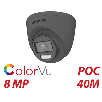 8mp 4k Hikvision ColorVu POC DS-2CE72UF3T-E 2.8mm