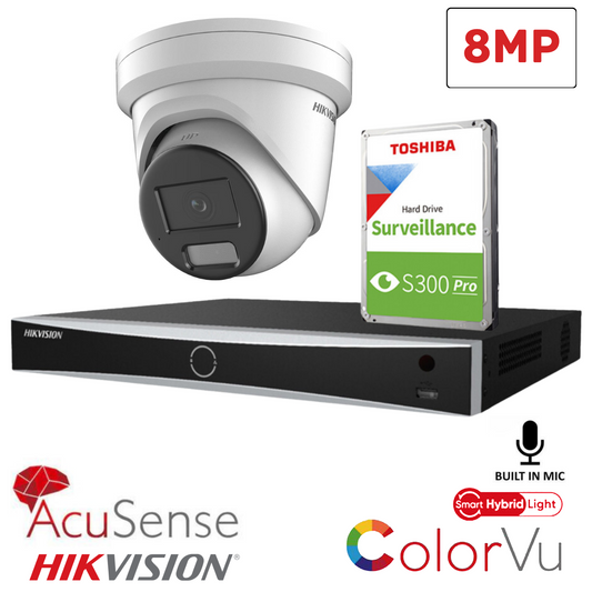 Hikvision 8MP 4K IP CCTV Kit Builder – Customise Your Perfect Surveillance System