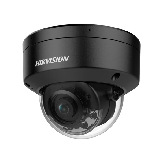 8MP Hikvision Smart Hybrid AcuSense IP PoE Dome Camera – DS-2CD2187G2H-LISU(2.8mm)/eF/BLACK