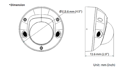 4mp Hikvision Mini Dome Colorvu Acusense Face Capture Built-in Mic DS-2CD2547G2-LS 2.8mm